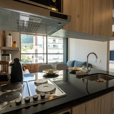 Apartamento amoblado para 3 personas en el edificio Citadinno de Bogotá