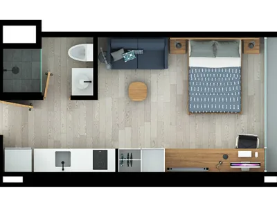 SERVICIO DE  HABITACIONES EN RESIDENCIAS EN BOGOTÁ