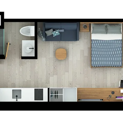Habitación Plus - En el Centro Internacional de Bogotá